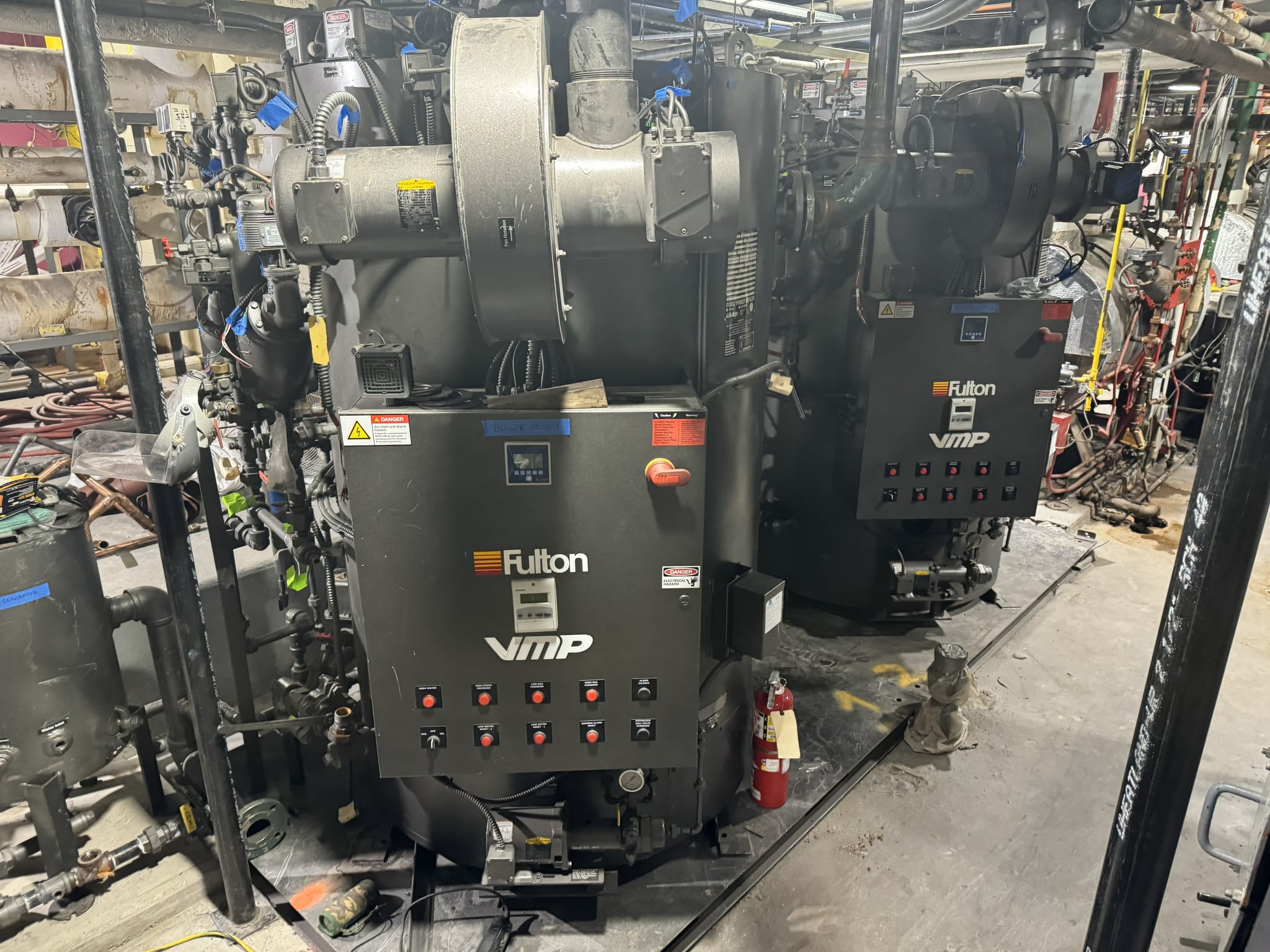 Replacement of High-Pressure Boilers and Sterilizers